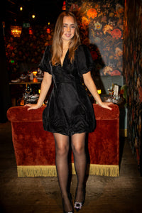 Blake Dress Velvet Black