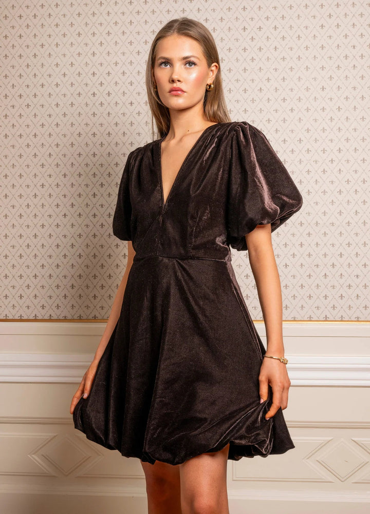 Blake Dress Velvet Toffee | Kjoler | Smuk