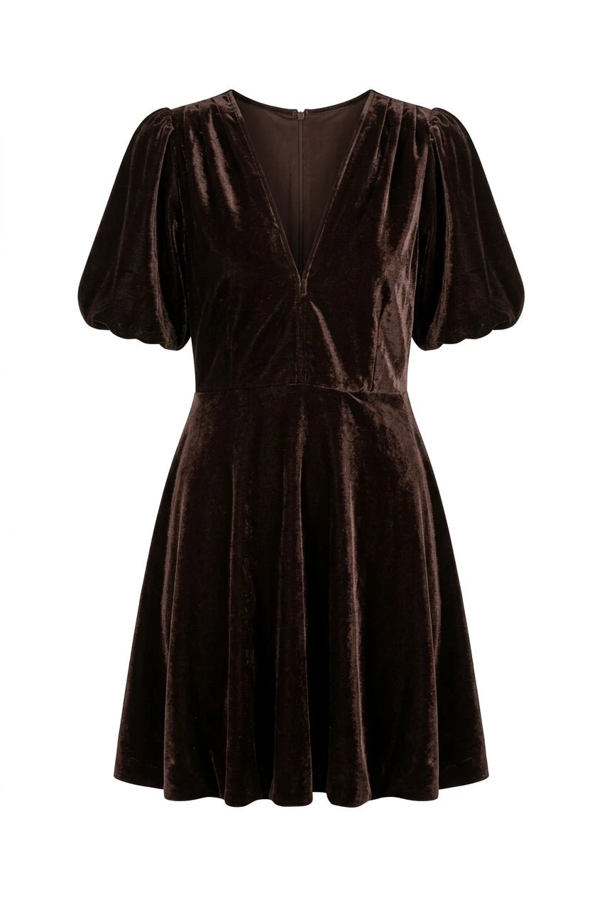 Blake Dress Velvet Toffee | Kjoler | Smuk