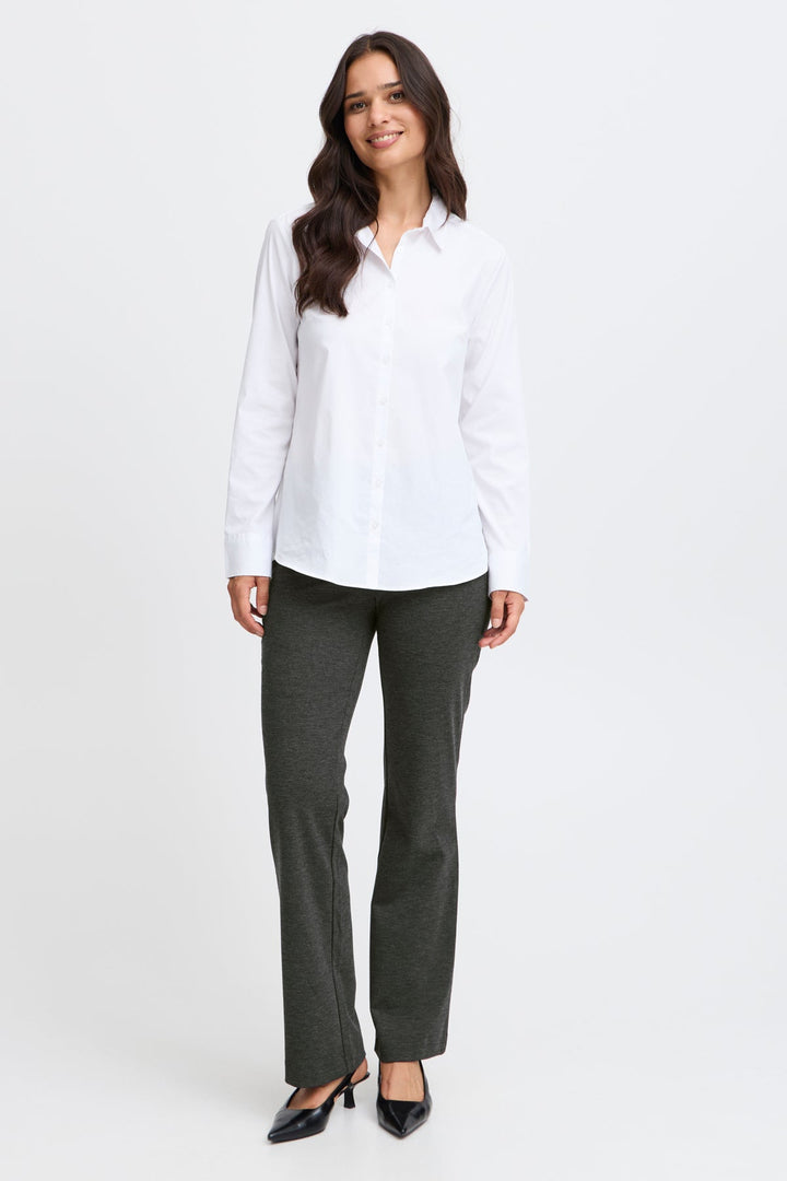Blazer Pant Charcoal Melange | Bukser | Smuk - Dameklær på nett