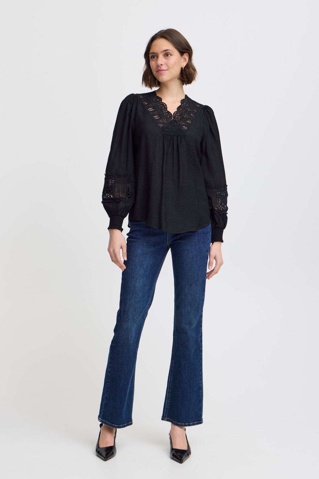 Blondie Blouse Black | Skjorter og bluser | Smuk - Dameklær på nett
