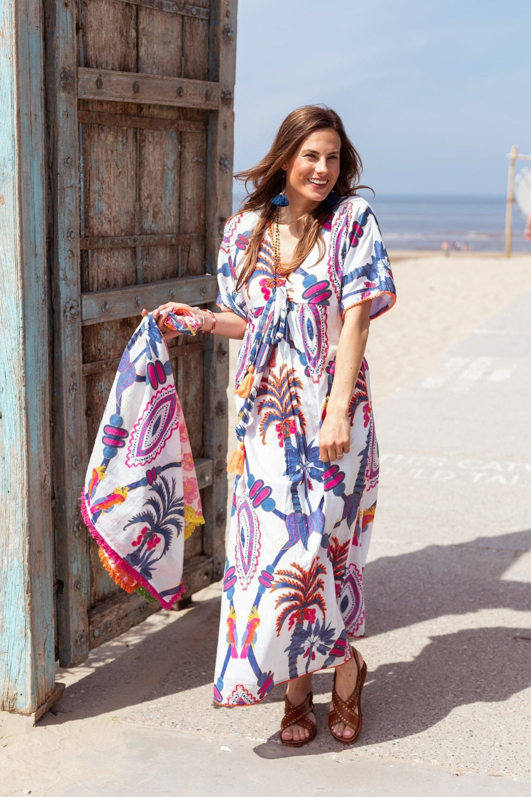 Blue Bird Long Dress Rosa | Kjoler | Smuk - Dameklær på nett