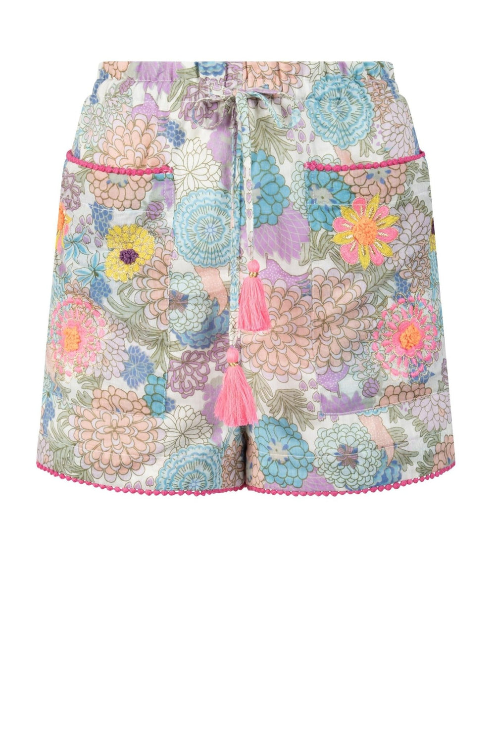 Blue Shorts Green Rosa | Shorts | Smuk - Dameklær på nett