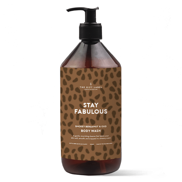 Body Wash 1000Ml - Stay Fabulous (Tijgerprint) Brown | Accessories | Smuk