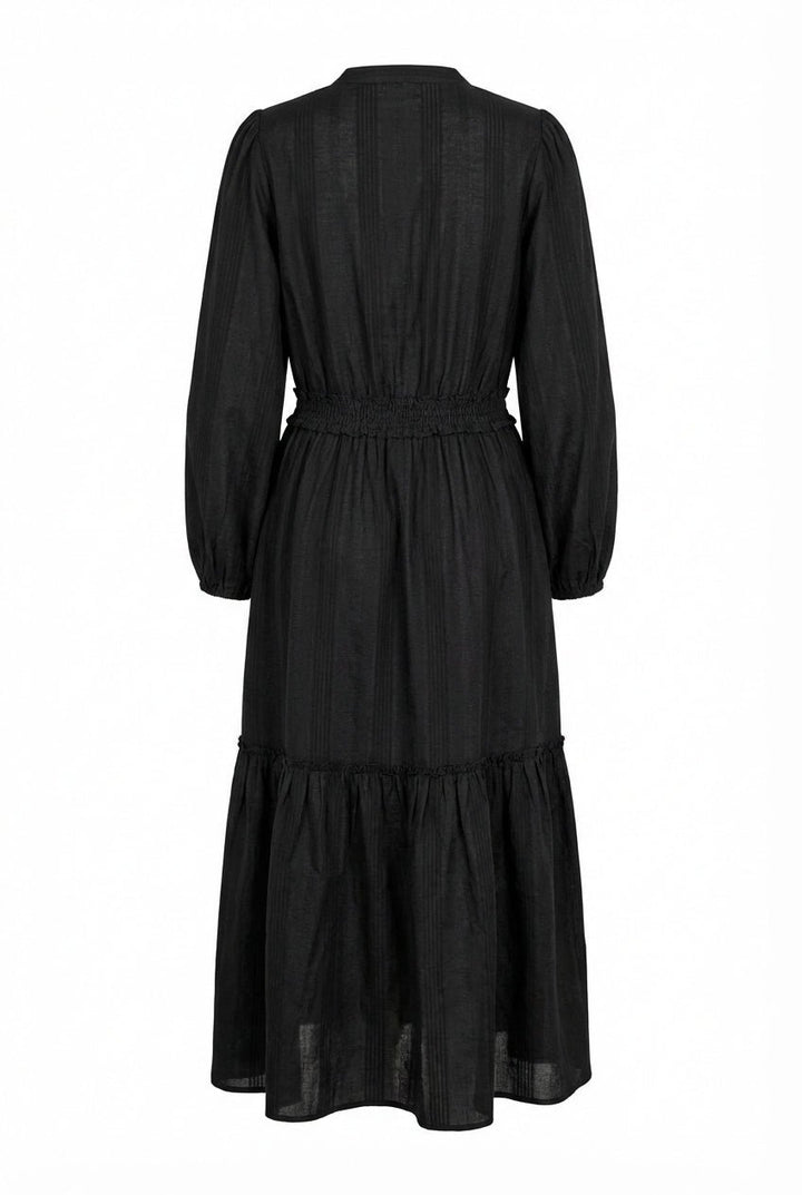 Bohemian Belt Dress Black | Kjoler | Smuk