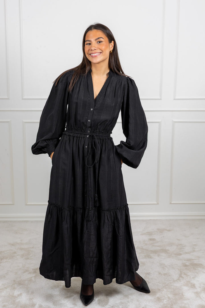 Bohemian Belt Dress Black | Kjoler | Smuk - Dameklær på nett