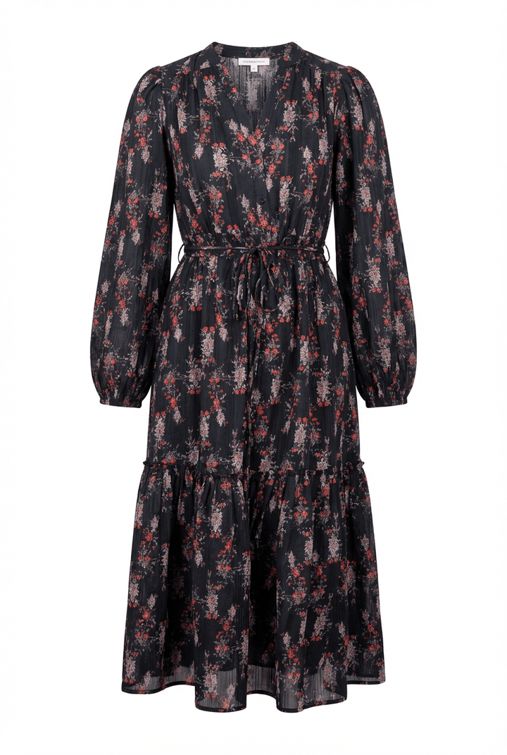 Bohemian Belt Dress Midnight Paisley | Kjoler | Smuk