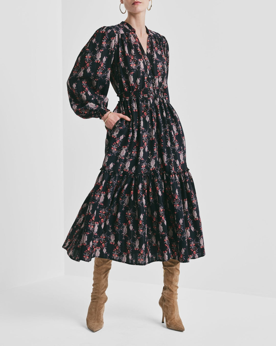 Bohemian Belt Dress Midnight Paisley | Kjoler | Smuk - Dameklær på nett