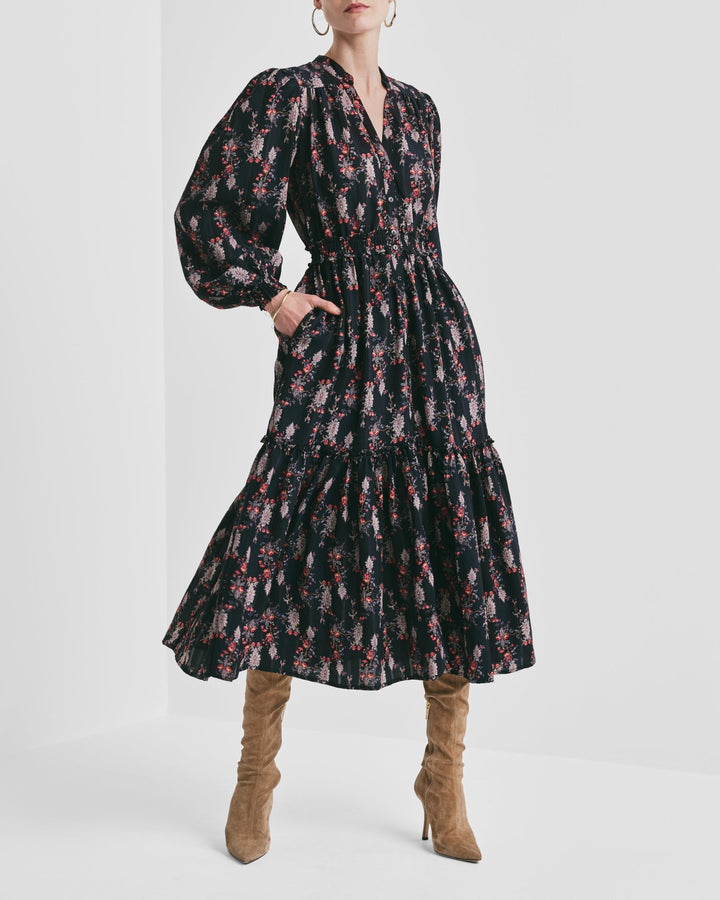 Bohemian Belt Dress Midnight Paisley | Kjoler | Smuk - Dameklær på nett