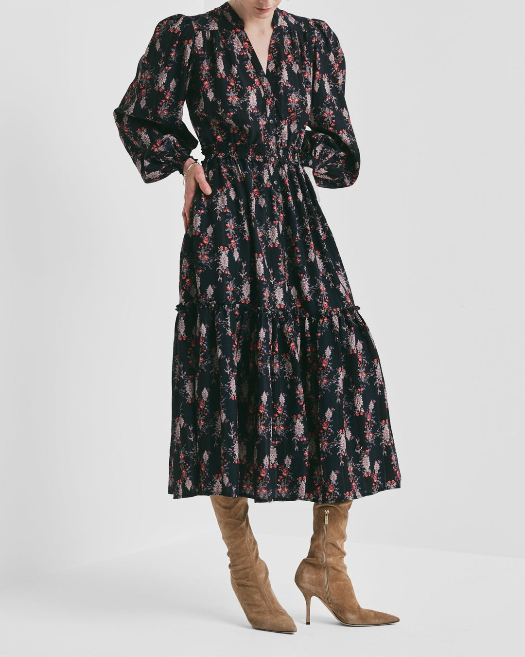 Bohemian Belt Dress Midnight Paisley | Kjoler | Smuk - Dameklær på nett