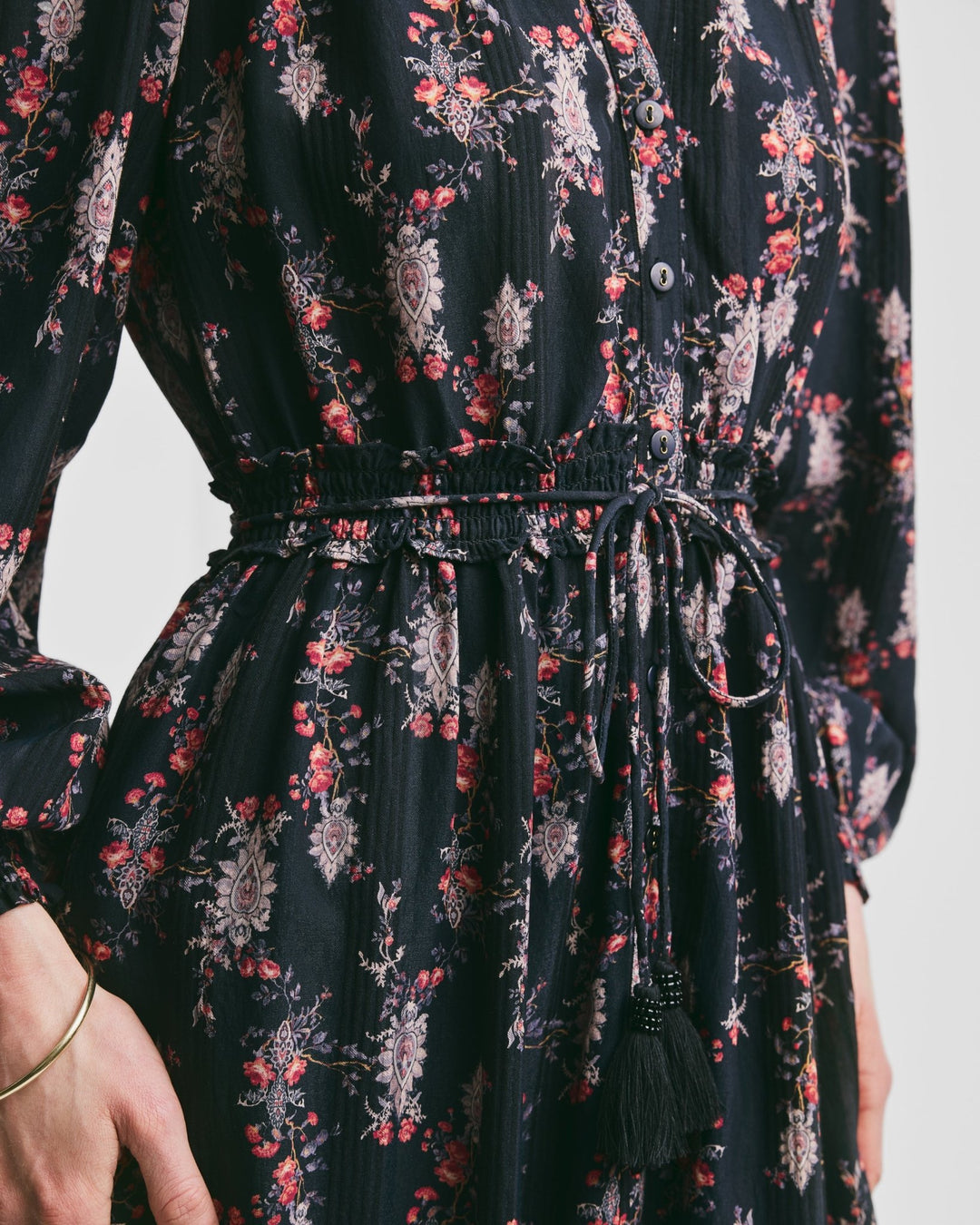 Bohemian Belt Dress Midnight Paisley | Kjoler | Smuk - Dameklær på nett