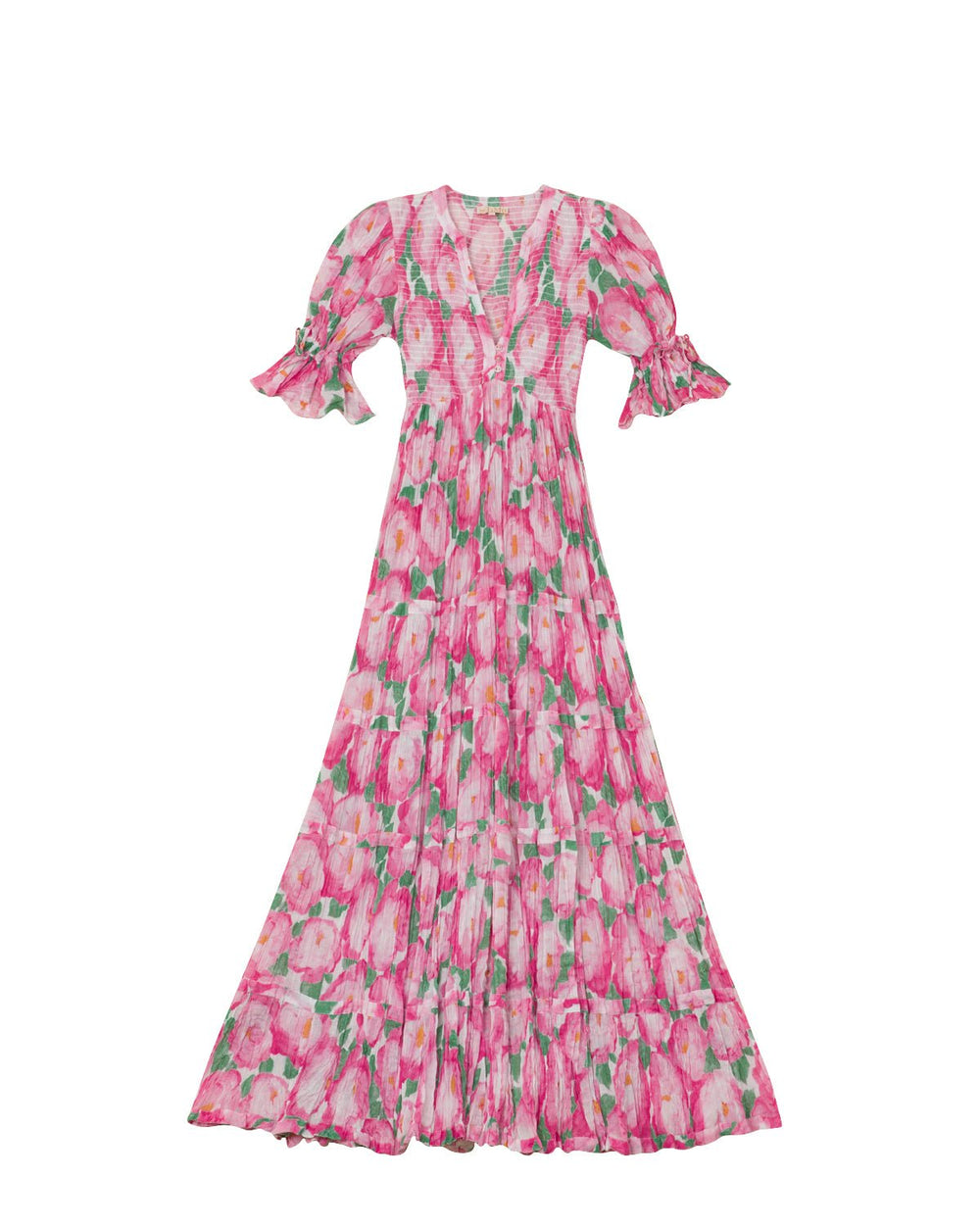 Bohemian Maxi Dress Peonies | Kjoler | Smuk - Dameklær på nett