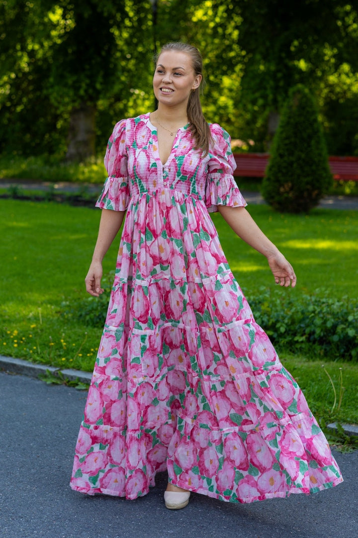 Bohemian Maxi Dress Peonies | Kjoler | Smuk - Dameklær på nett