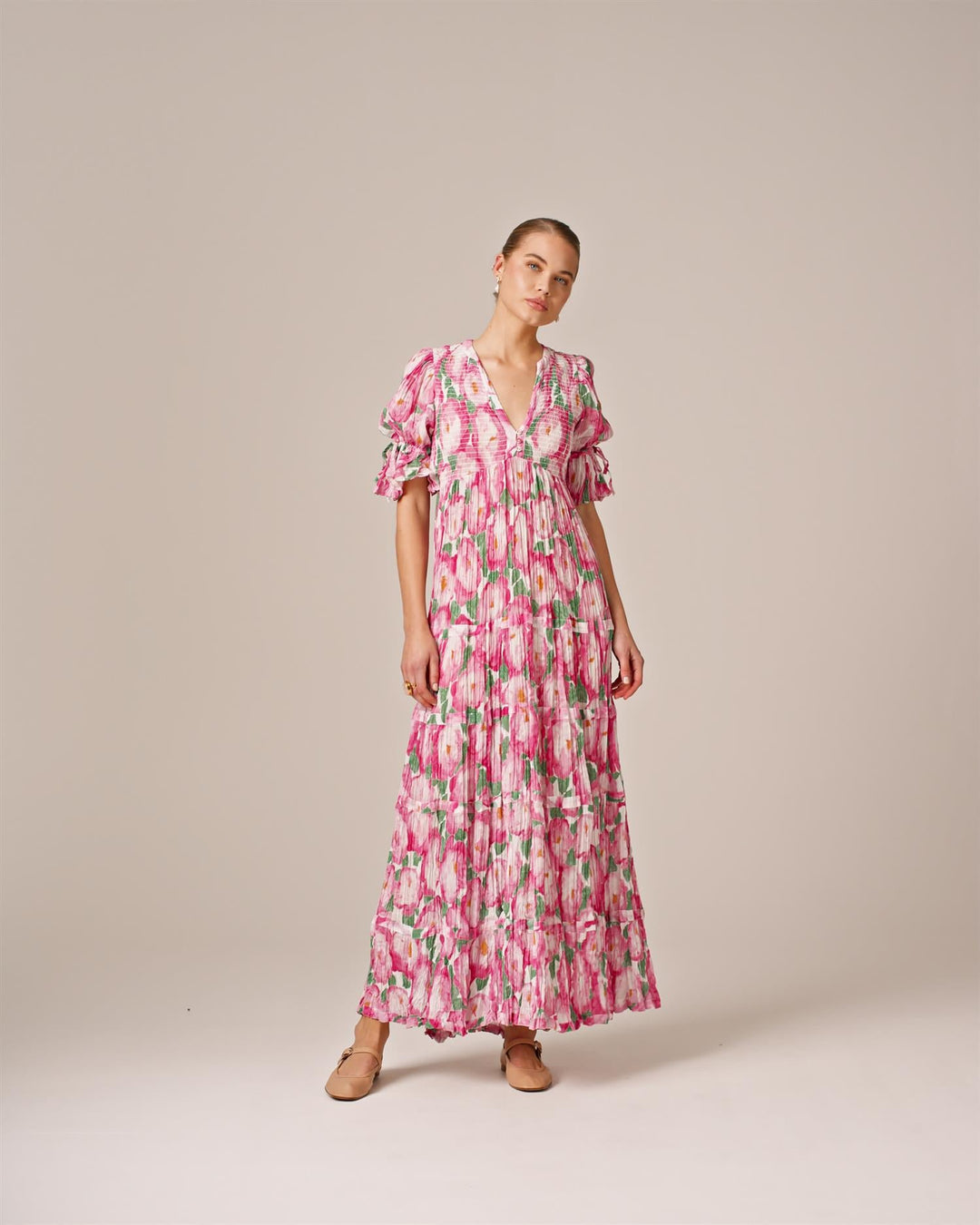 Bohemian Maxi Dress Peonies | Kjoler | Smuk - Dameklær på nett