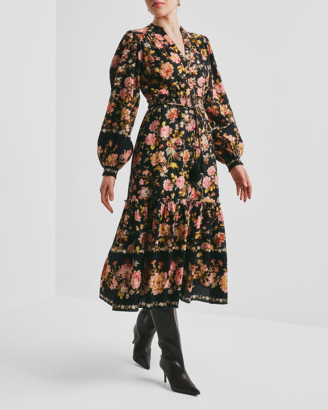 Bohemian Midi Dress Evening Field | Kjoler | Smuk