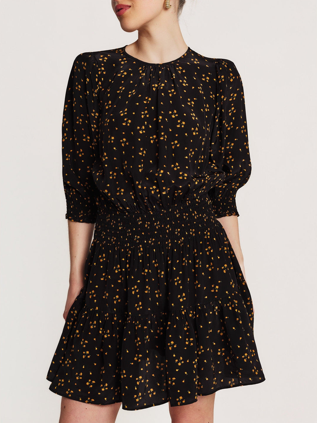 Bohemian Mini Dress Petite Flowers | Kjoler | Smuk