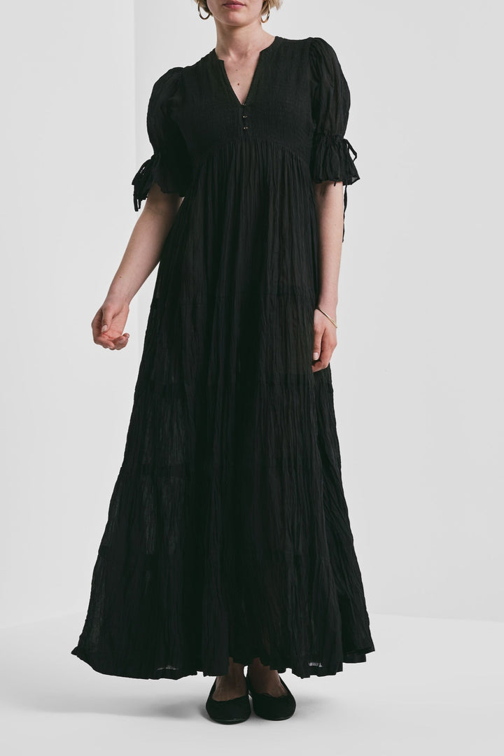Bohemian Relaxed Dress Black | Kjoler | Smuk - Dameklær på nett
