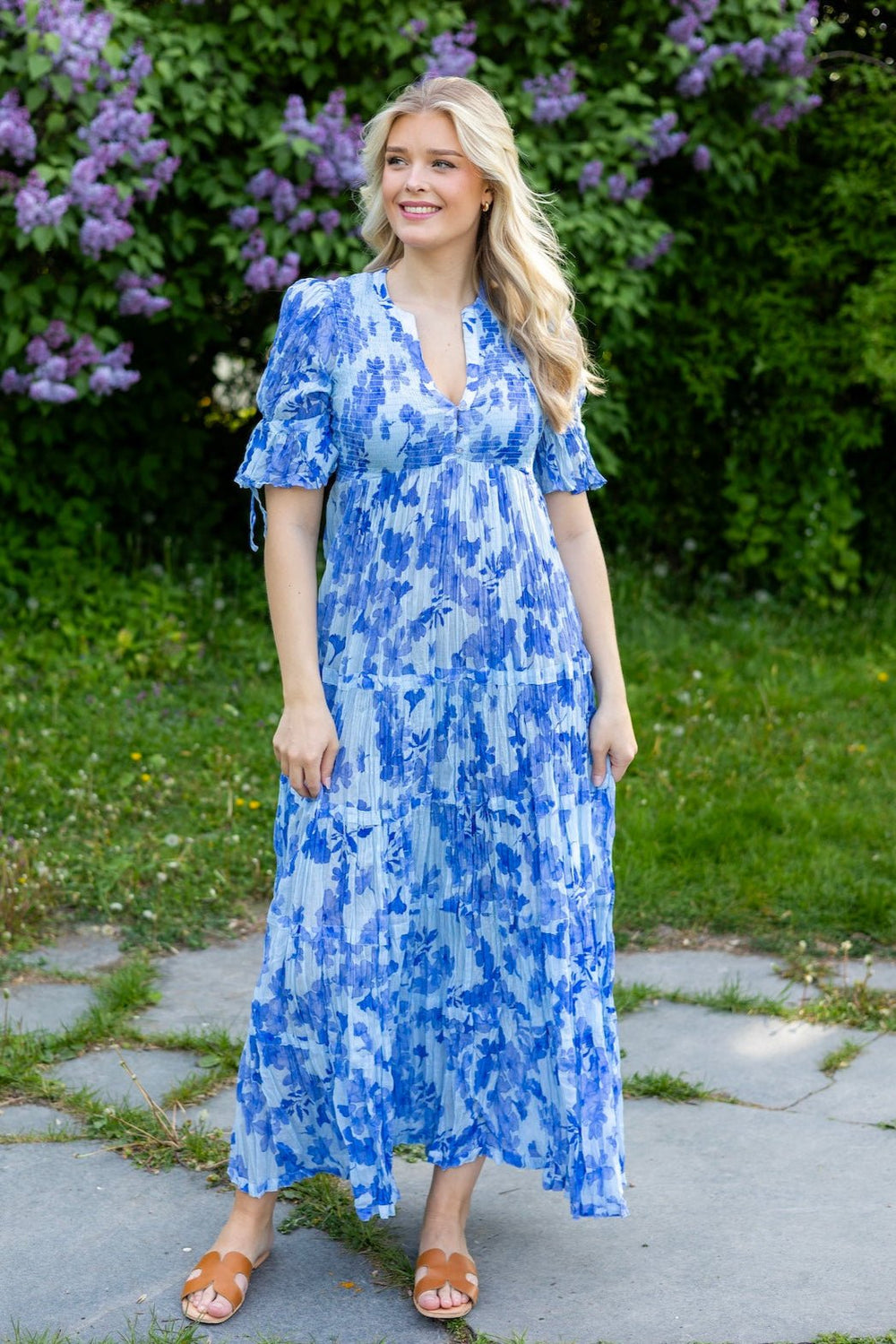 Bohemian Relaxed Dress Sky Blue | Kjoler | Smuk - Dameklær på nett