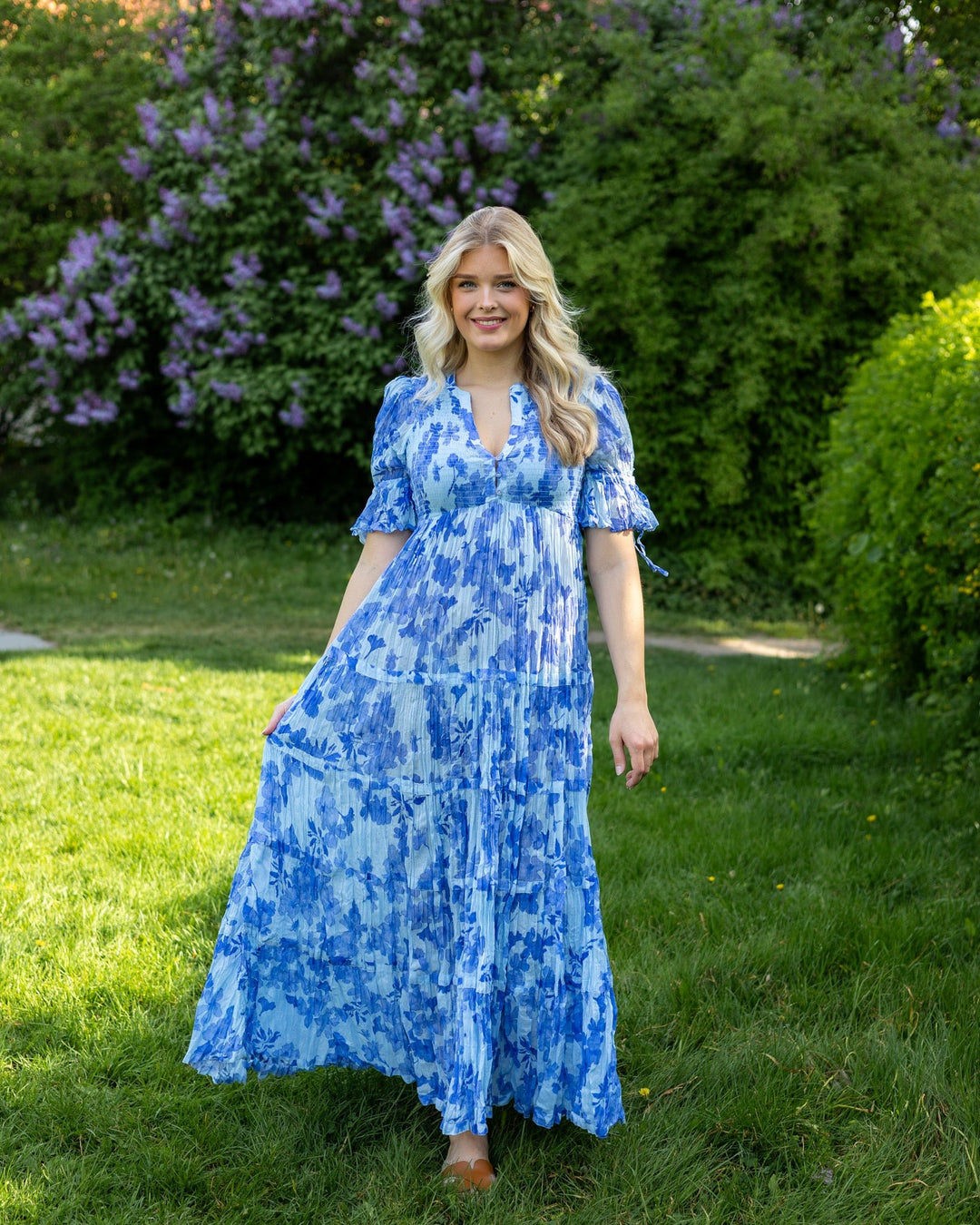 Bohemian Relaxed Dress Sky Blue | Kjoler | Smuk - Dameklær på nett