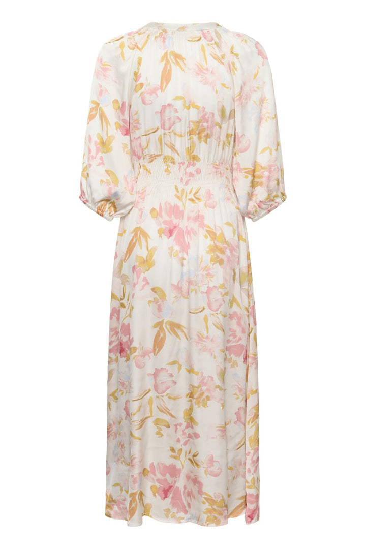 Bora Dress Peach Blossom Watercolor Print | Kjoler | Smuk