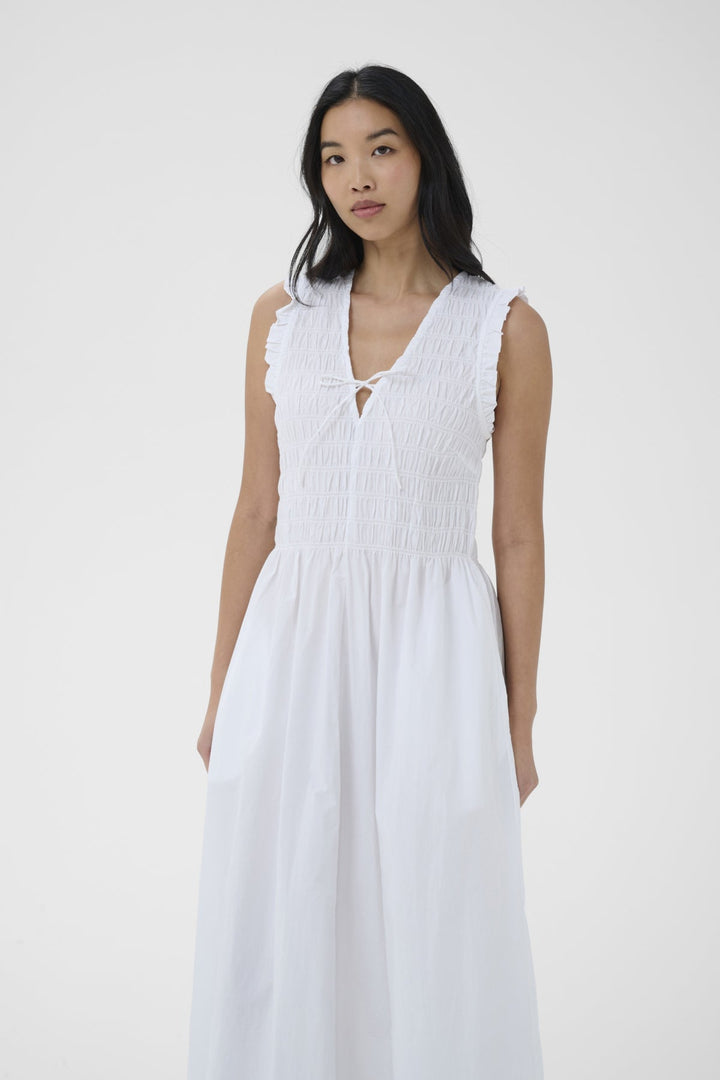 Borgnette Dress Bright White | Kjoler | Smuk