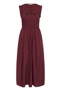 Borgnette Dress Burnt Russet