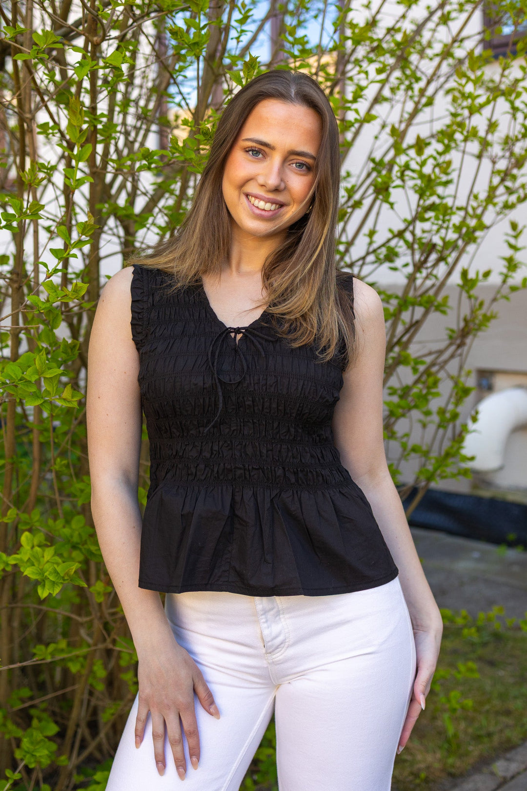 Borgny Top Black | Topper | Smuk