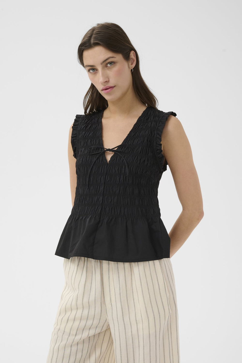 Borgny Top Black | Topper | Smuk