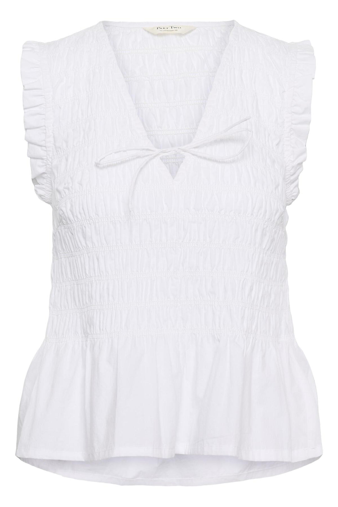 Borgny Top Bright White | Topper | Smuk