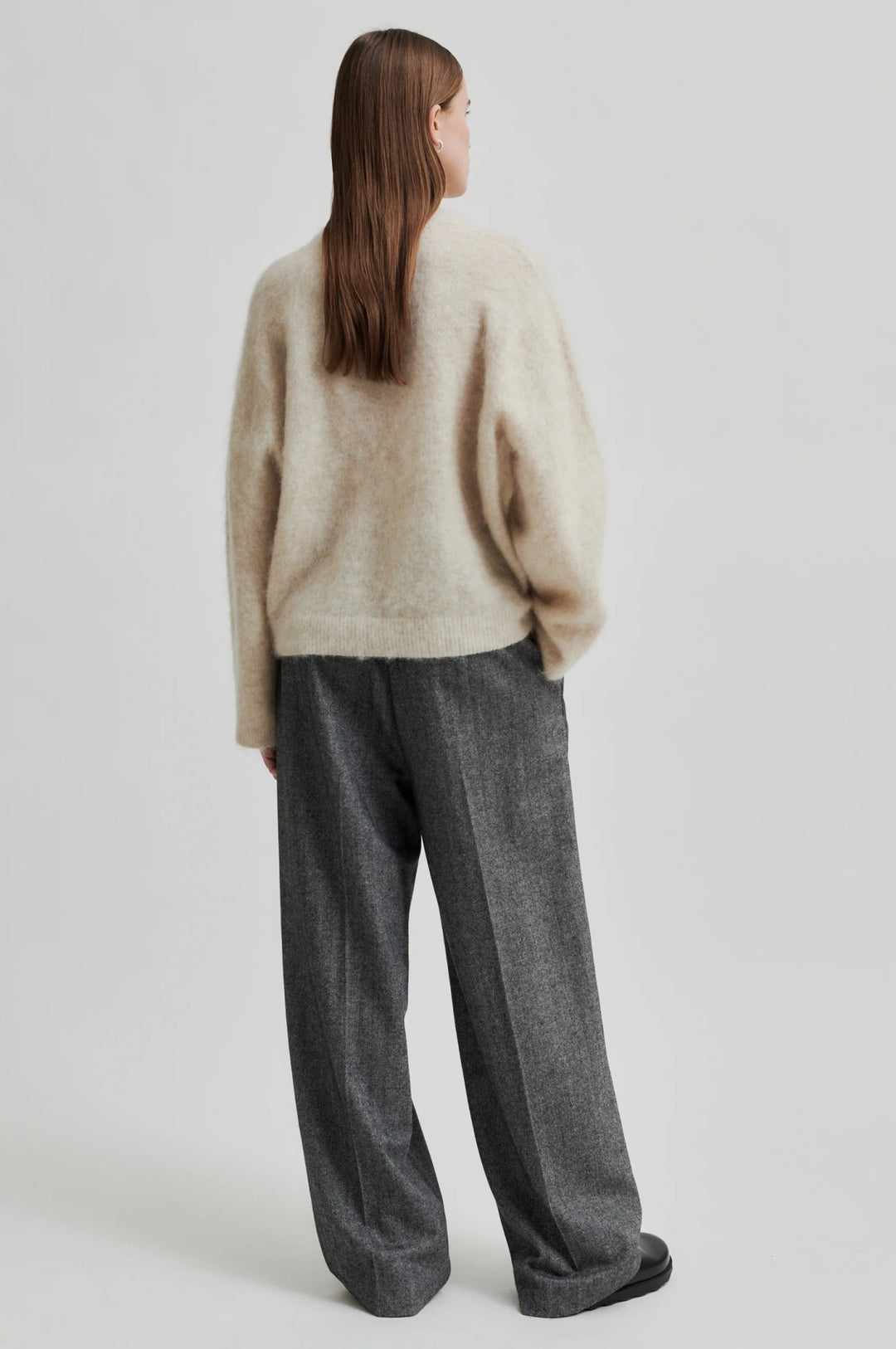 Botanic Knit O - Neck Brazilian Sand | Genser | Smuk - Dameklær på nett