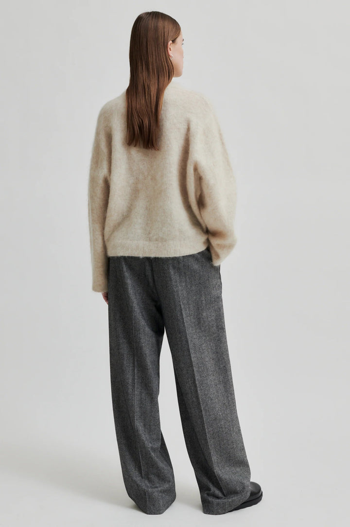 Botanic Knit O - Neck Brazilian Sand | Genser | Smuk - Dameklær på nett