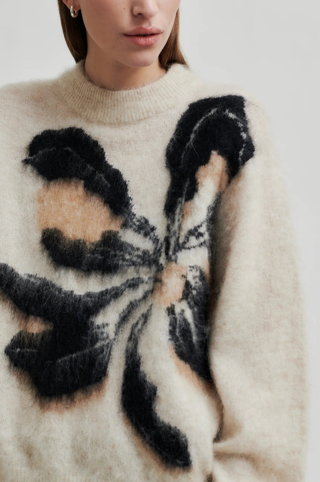 Botanic Knit O - Neck Brazilian Sand | Genser | Smuk - Dameklær på nett