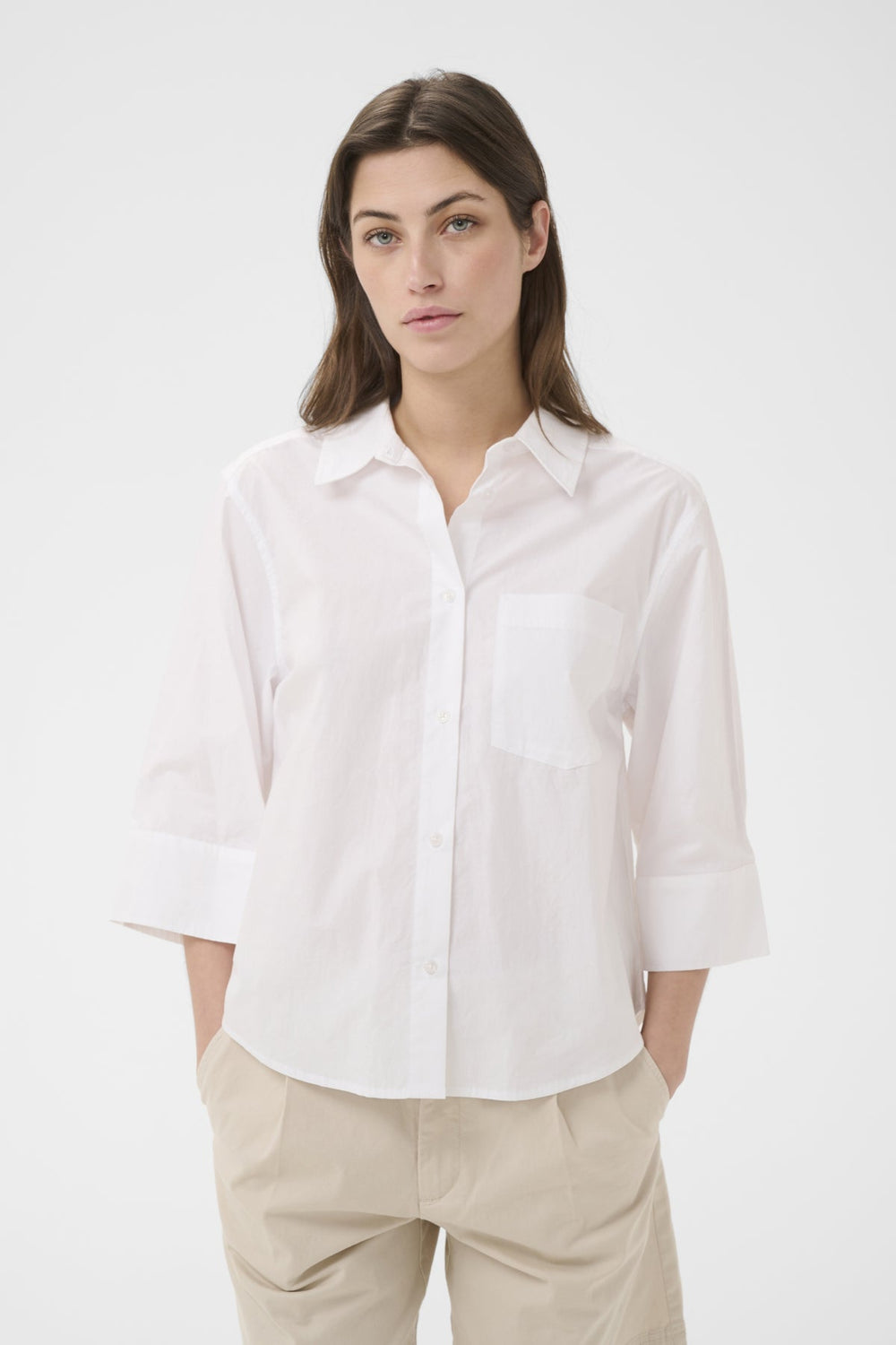 Botilla Shirt Bright White | Skjorter og bluser | Smuk