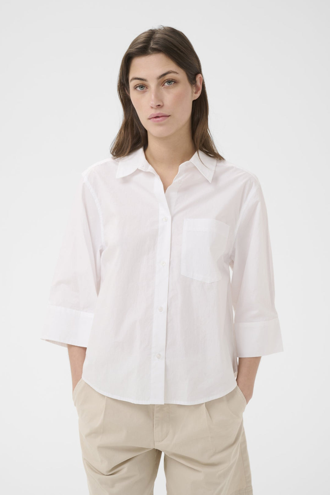Botilla Shirt Bright White | Skjorter og bluser | Smuk