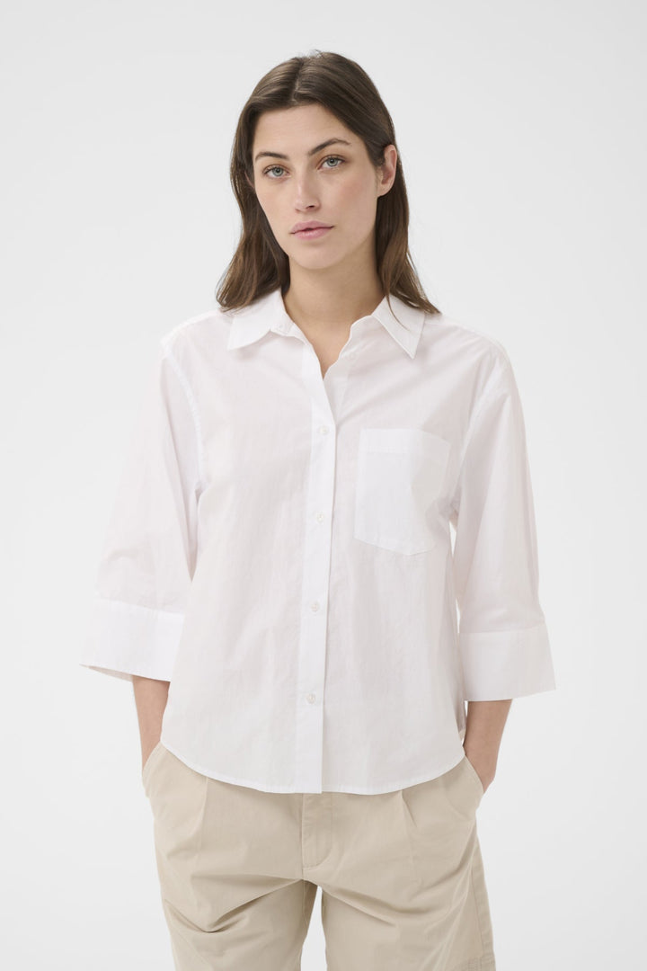 Botilla Shirt Bright White | Skjorter og bluser | Smuk