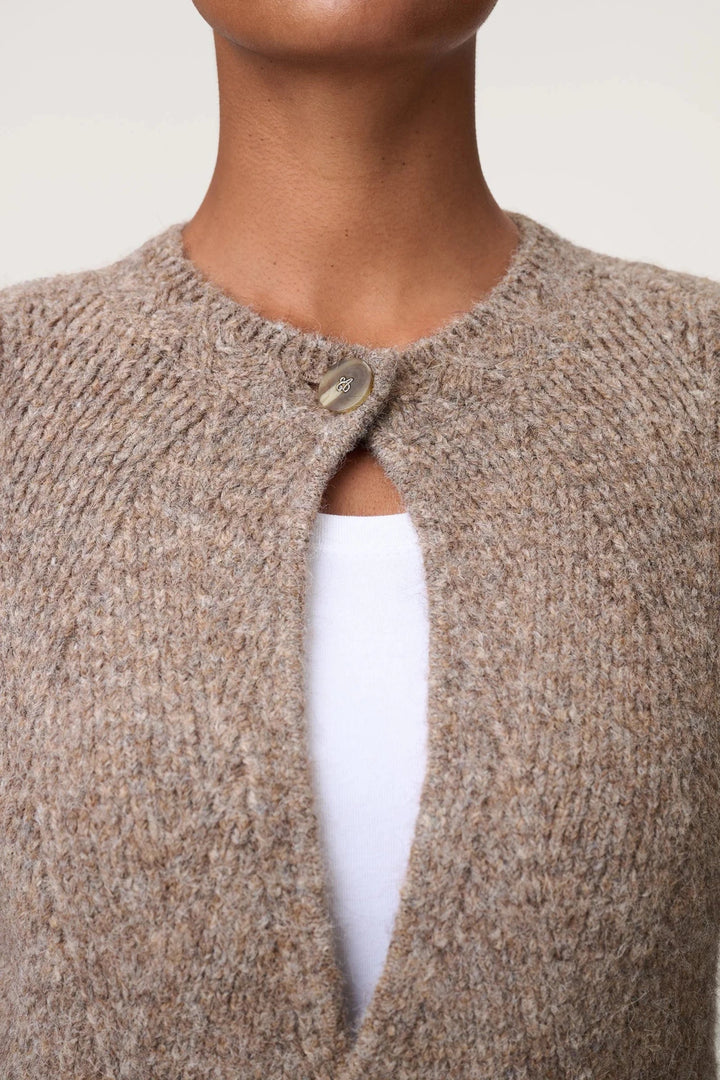Botti Cardigan Greige Melange | Genser | Smuk