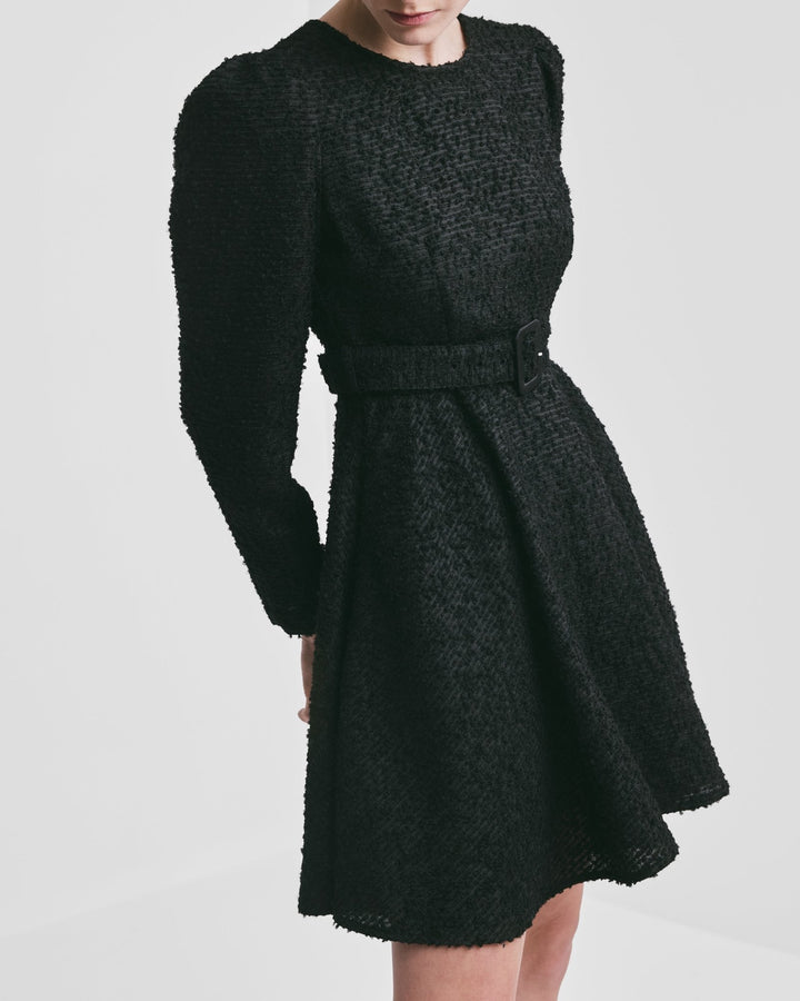 Boucle Belt Dress Black | Kjoler | Smuk - Dameklær på nett