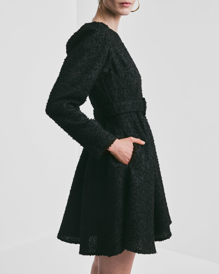 Boucle Belt Dress Black | Kjoler | Smuk - Dameklær på nett