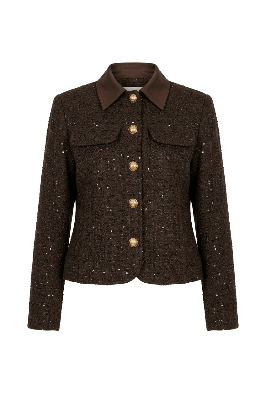 Boucle Blazer Brown | Yttertøy | Smuk