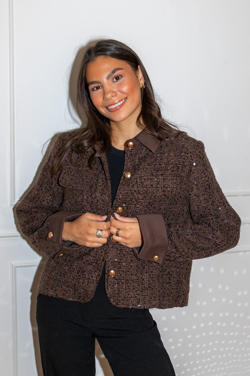 Boucle Blazer Brown | Yttertøy | Smuk