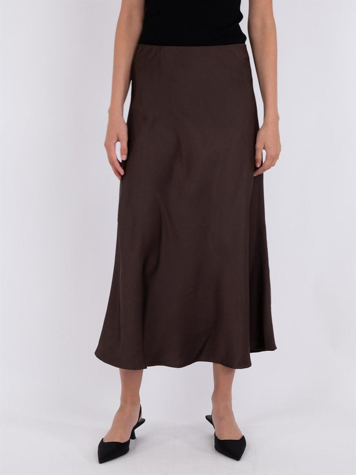 Bovary Skirt Dark Brown | Skjørt | Smuk - Dameklær på nett