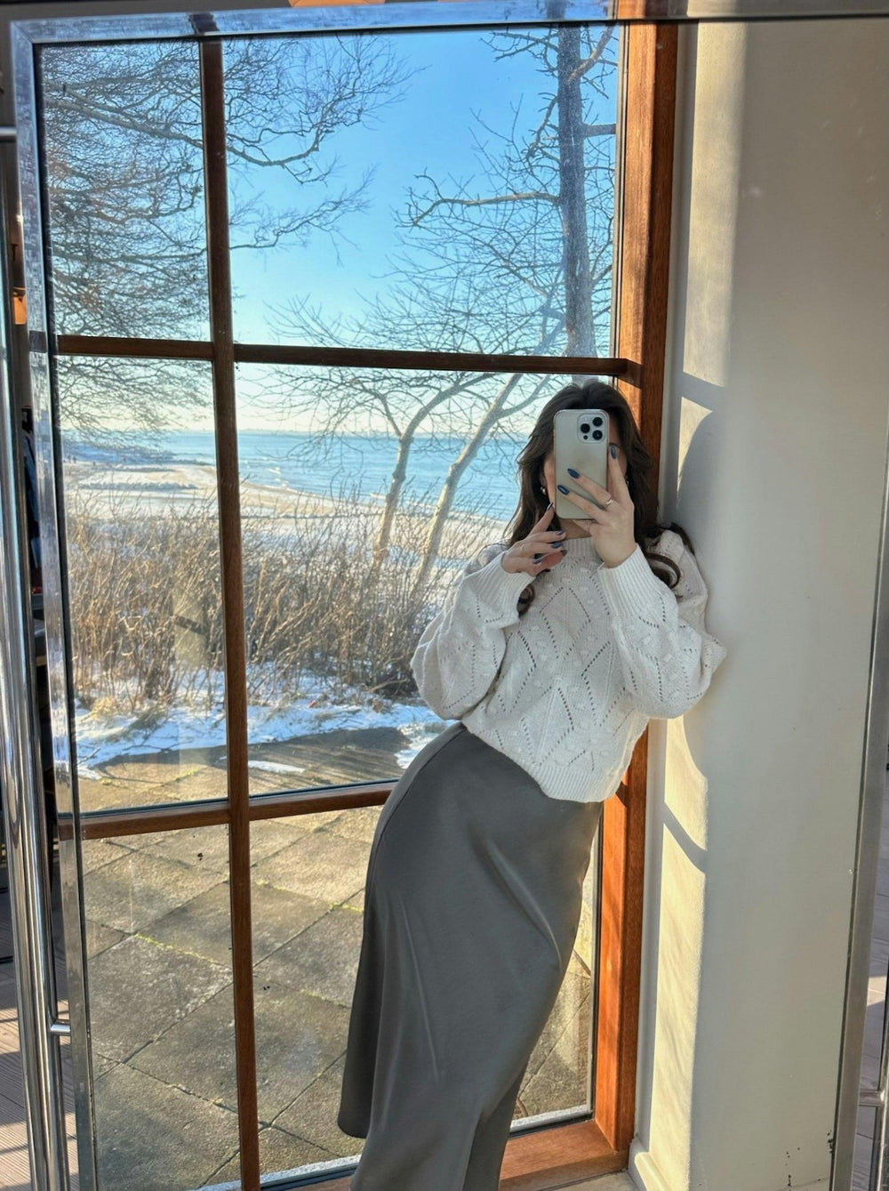 Bovary Skirt Warm Grey | Skjørt | Smuk - Dameklær på nett