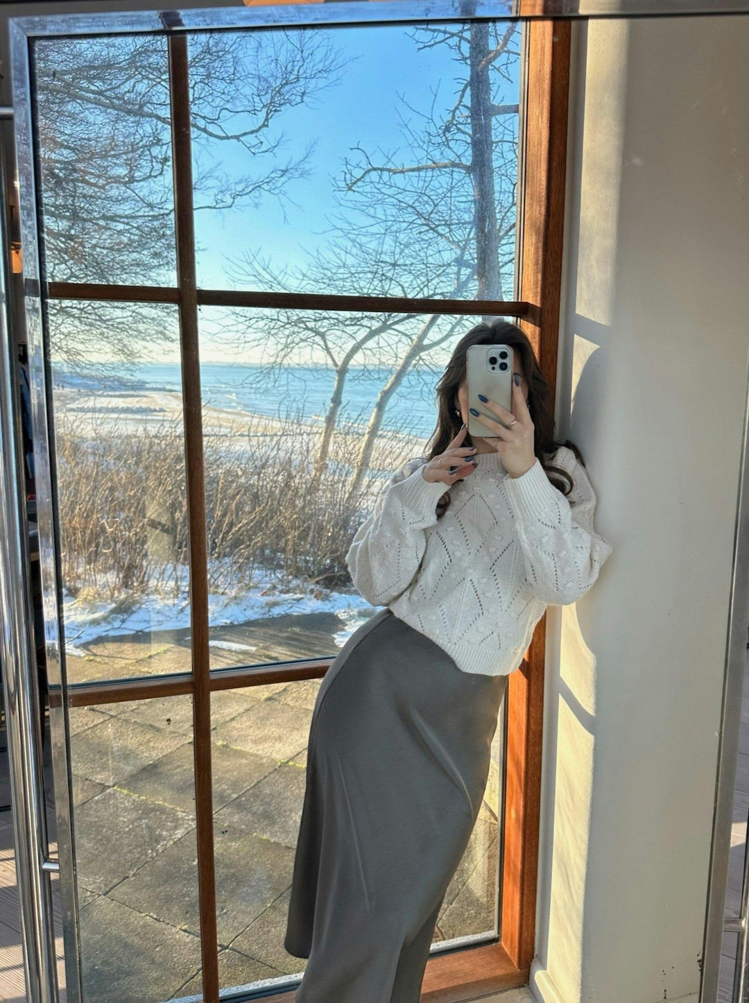 Bovary Skirt Warm Grey | Skjørt | Smuk - Dameklær på nett