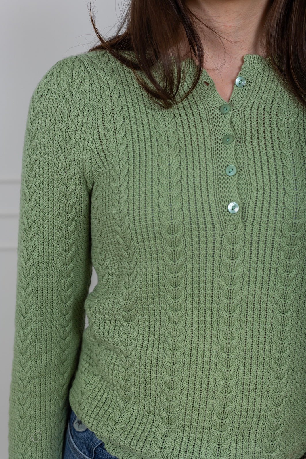 Bridget Pullover Pale Green | Genser | Smuk - Dameklær på nett