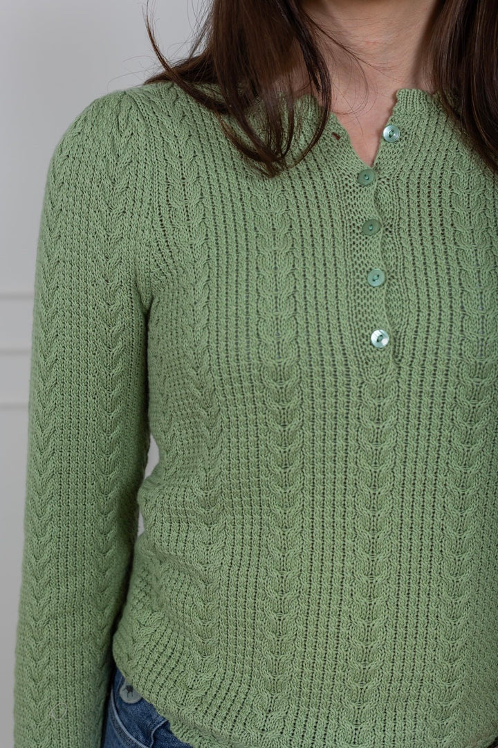 Bridget Pullover Pale Green | Genser | Smuk - Dameklær på nett