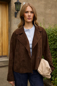 Bridget Suede Jacket Coffee