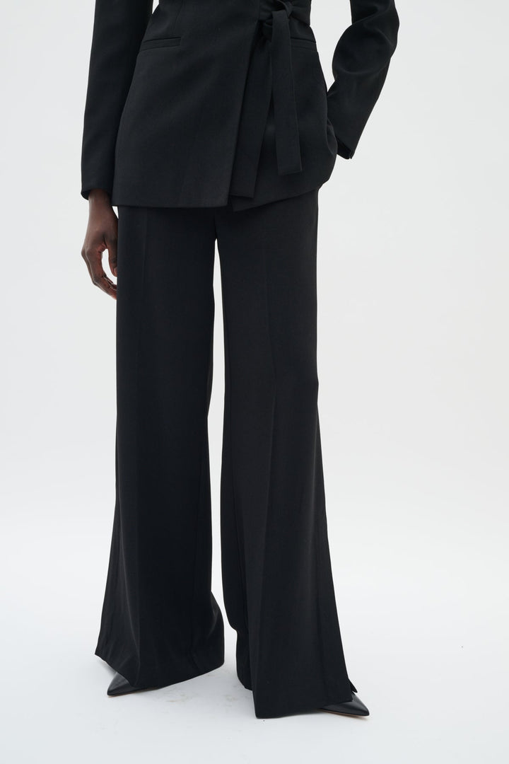 Brieziw Slit Pants Black | Bukser | Smuk - Dameklær på nett