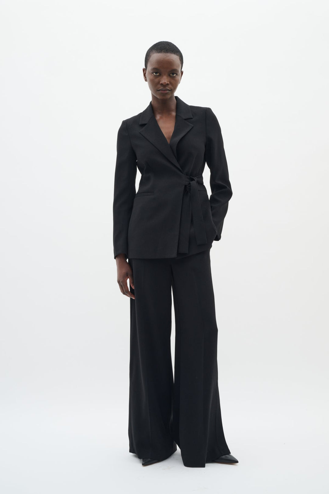 Brieziw Slit Pants Black | Bukser | Smuk - Dameklær på nett