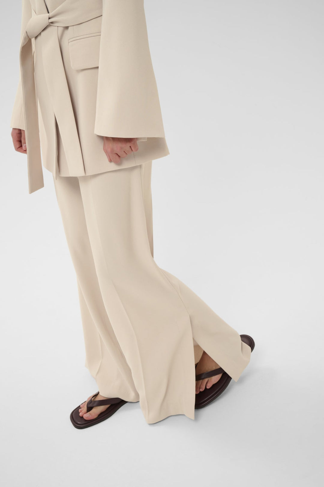 Brieziw Slit Pants Haze | Bukser | Smuk