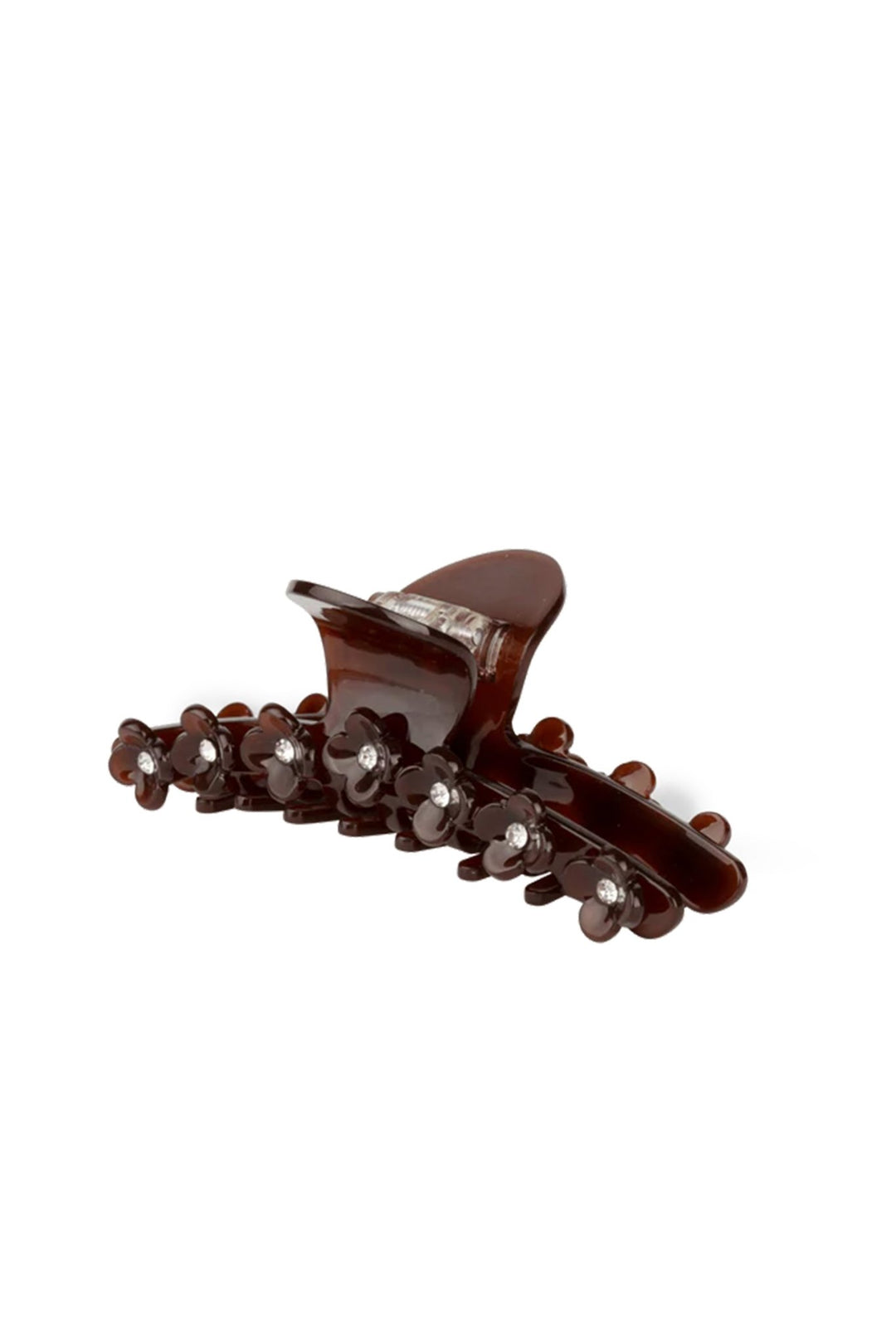 Bright Flower Clip Chocolate | Accessories | Smuk - Dameklær på nett